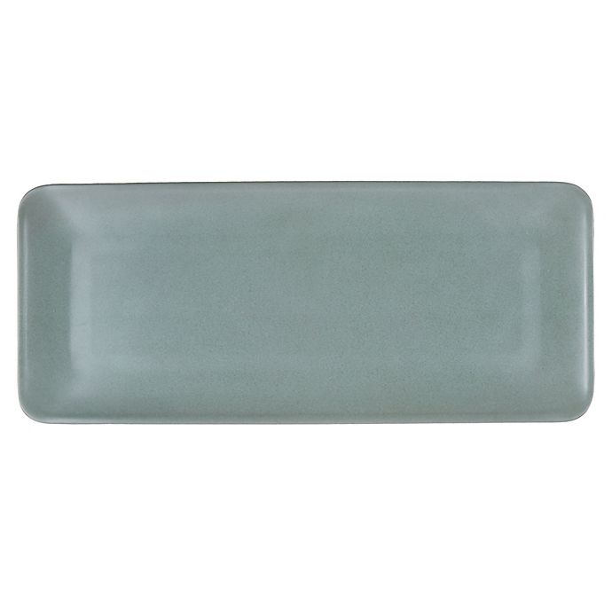 slide 2 of 3, Bee & Willow Home Bee & Willow Merge Rectangular Melamine Serving Tray - Green, 17.8 in