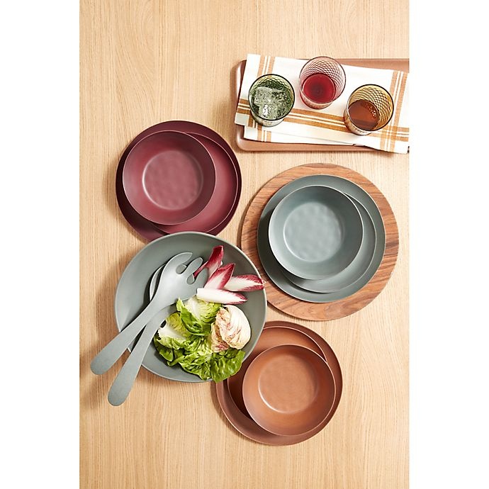 slide 2 of 4, Bee & Willow Home Bee & Willow Merge Melamine Serving Utensils Set - Green, 2 ct