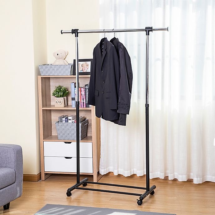 slide 2 of 3, Simply Essential Portable Expandable Garment Rack, 1 ct