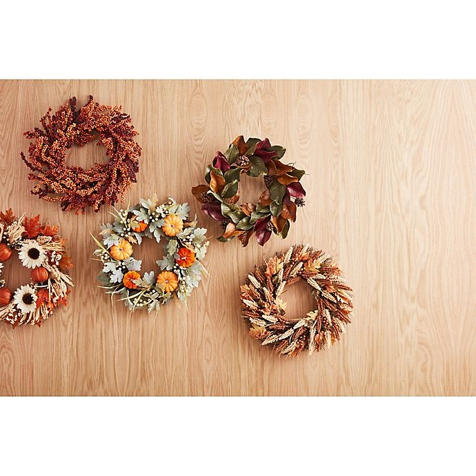 slide 2 of 3, Bee & Willow Home Bee & Willow Magnolia Wreath, 24 in