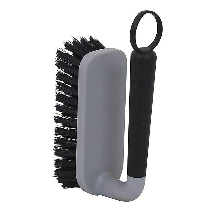 slide 2 of 3, Simply Essential All Purpose Scrub Brush - Grey, 1 ct