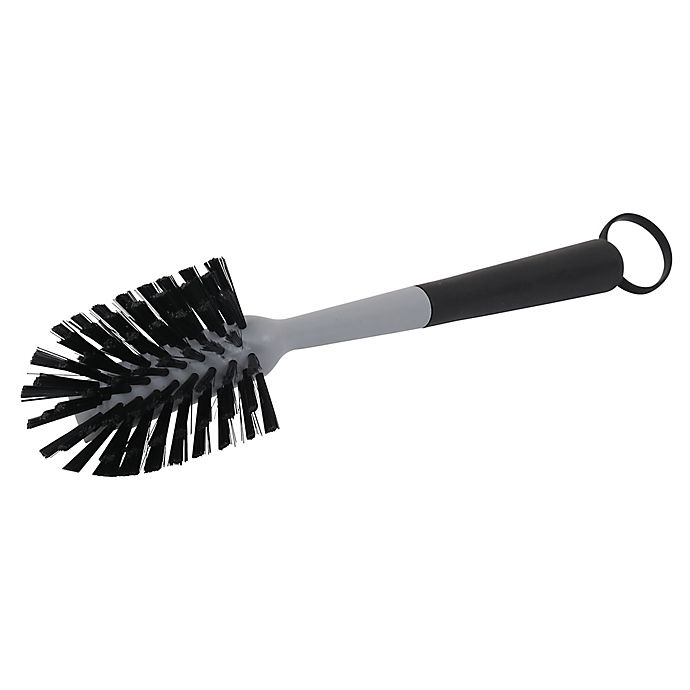 slide 3 of 4, Simply Essential Utility Scrub Brush - Grey, 1 ct