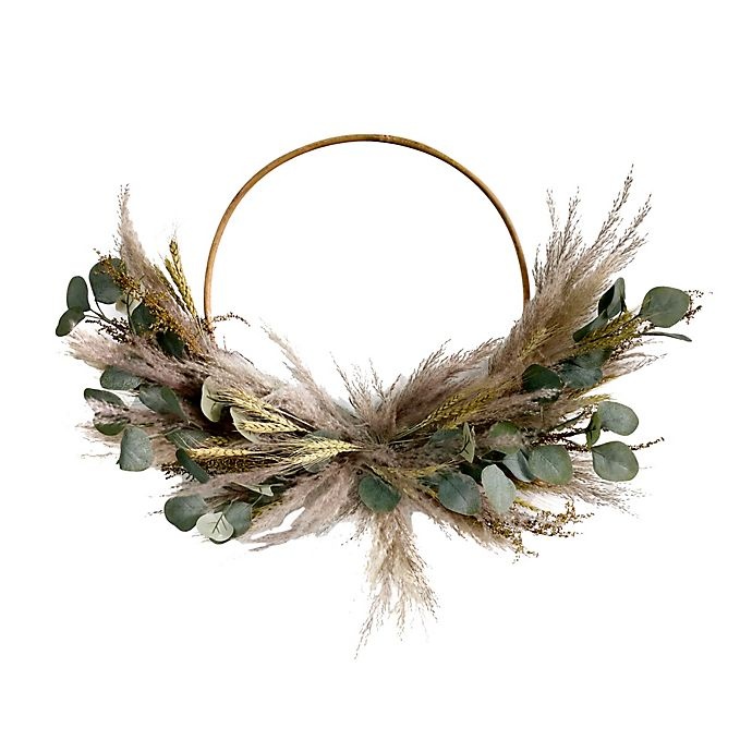 slide 1 of 1, Bee & Willow Home Bee & Willow Eucalyptus Hoop Wreath, 24 in