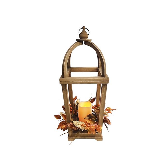 slide 2 of 2, Bee & Willow Home Bee & Willow LED Harvest Floral Lantern, 1 ct