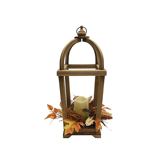 slide 1 of 2, Bee & Willow Home Bee & Willow LED Harvest Floral Lantern, 1 ct