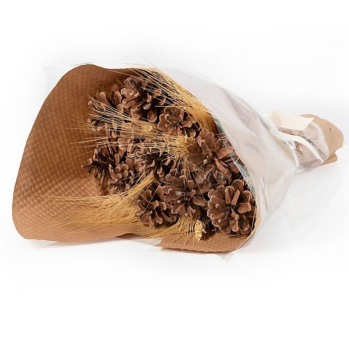 slide 1 of 3, Bee & Willow Home Bee & Willow Pinecone Wheat Bouquet - Brown, 35 in