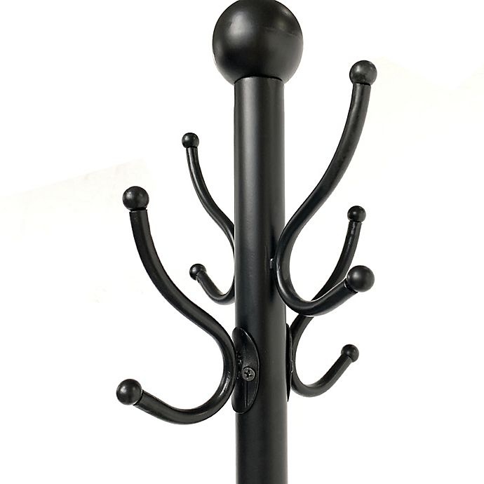 slide 5 of 7, Bee & Willow Home Metal Coat Rack with Umbrella Stand - Black, 1 ct