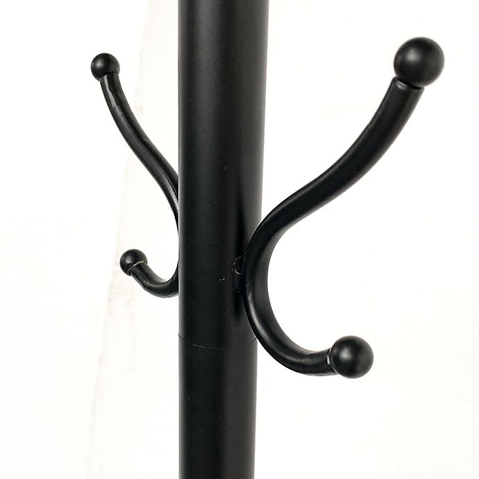 slide 6 of 7, Bee & Willow Home Metal Coat Rack with Umbrella Stand - Black, 1 ct