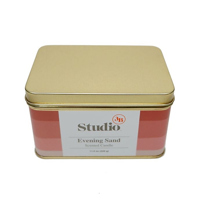 slide 3 of 4, Studio 3B Evening Sand Tin Jar Candle, 11 oz