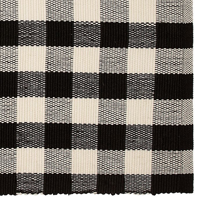 slide 3 of 4, Bee & Willow Home Bee & Willow Buffalo Plaid Door Mat'', 24 in x 36 in