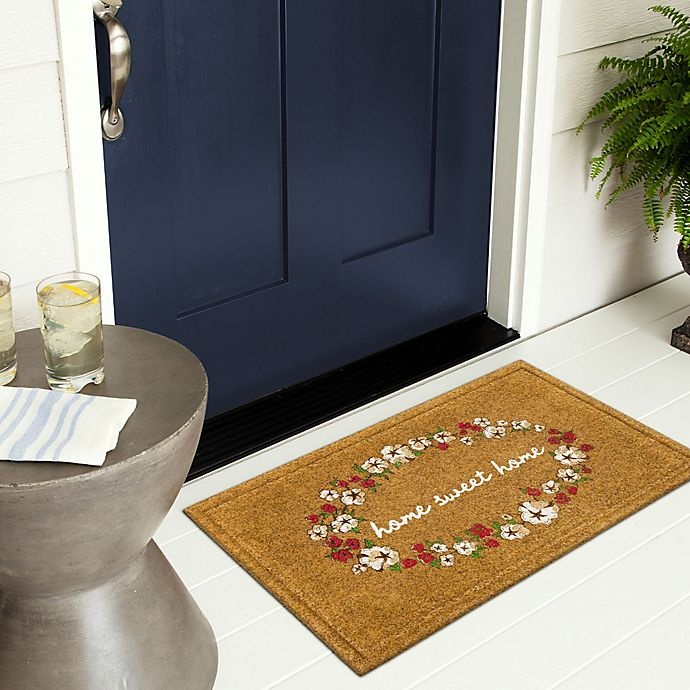 slide 3 of 3, Bee & Willow Home Sweet Home Door Mat - Tan'', 18 in x 30 in