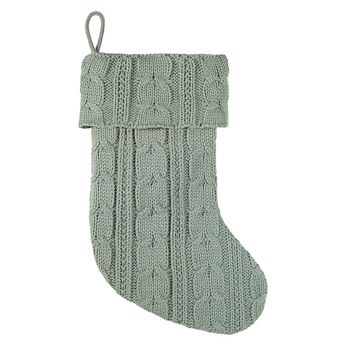 Green Cable Knit Dog Sweater by Bee & Willow Home