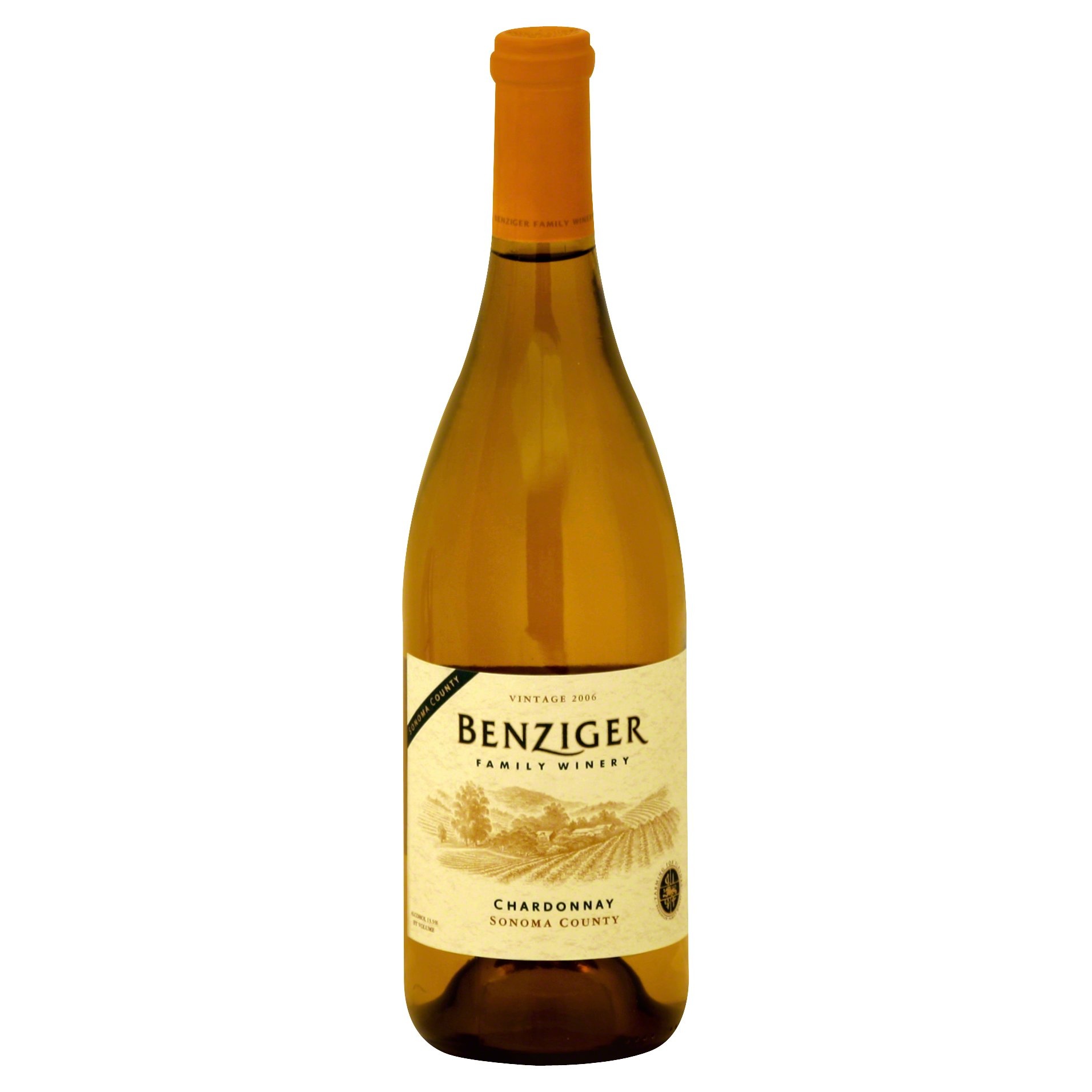 slide 1 of 1, Benziger Chardonnay, 750 ml