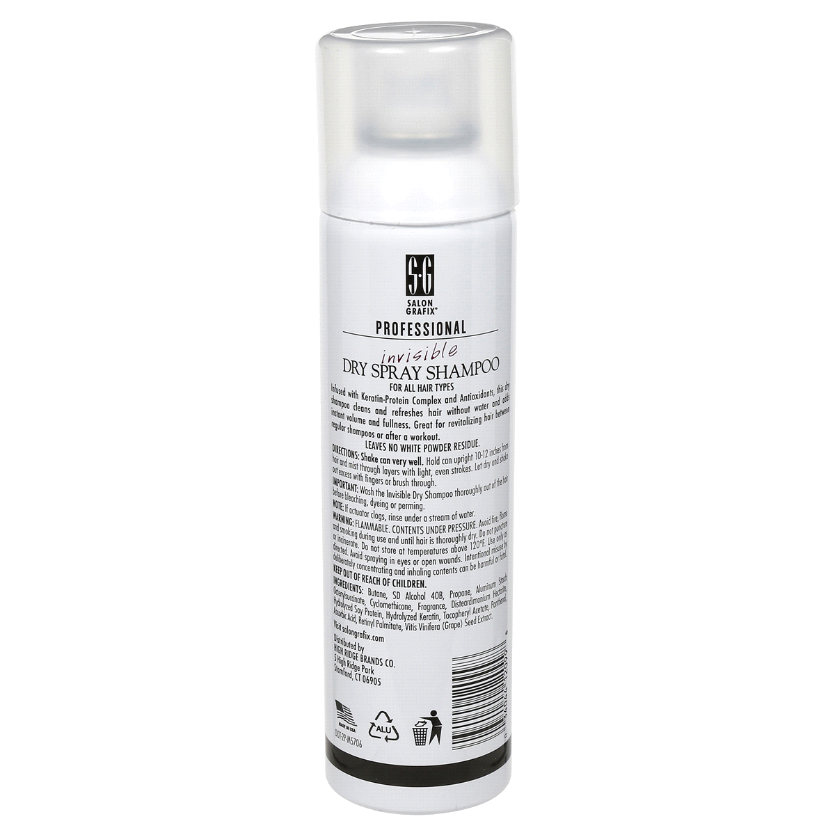 slide 2 of 2, Salon Grafix Professional Invisible Dry Spray Shampoo, 5.6 oz