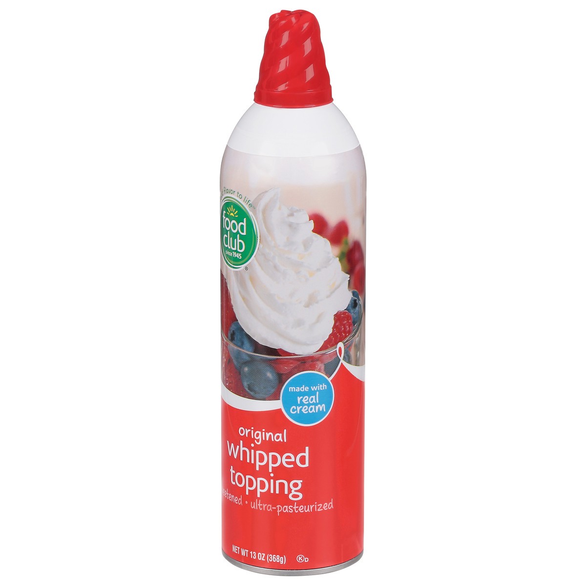slide 13 of 14, Food Club Original Dairy Whipped Topping 13 oz, 13 oz