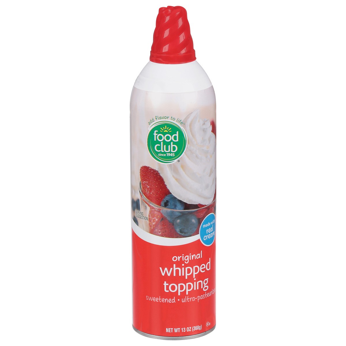 slide 4 of 14, Food Club Original Dairy Whipped Topping 13 oz, 13 oz
