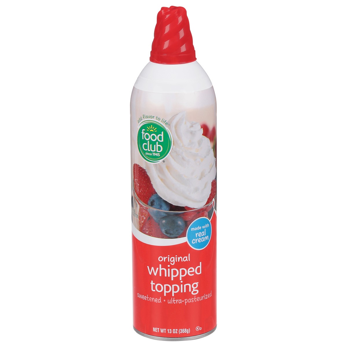 slide 8 of 14, Food Club Original Dairy Whipped Topping 13 oz, 13 oz