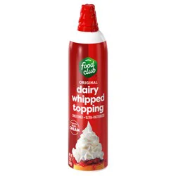 Food Club Original Dairy Whipped Topping 13 oz