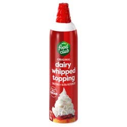 Food Club Original Dairy Whipped Topping 13 oz