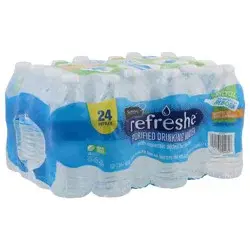 Signature Select Refreshe Purified Drinking Water 24 - 16.9 fl oz Bottles