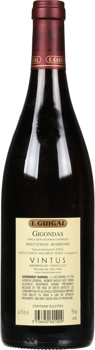 slide 6 of 9, E. Guigal Gigondas 750 ml Bottle, 750 ml