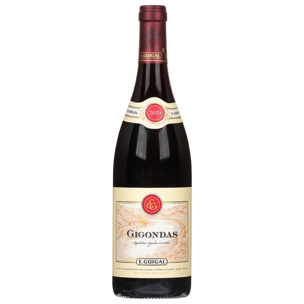 slide 1 of 9, E. Guigal Gigondas 750 ml Bottle, 750 ml