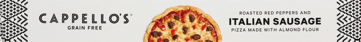 slide 4 of 9, Cappello's Grain Free Italian Sausage & Roasted Red Peppers Pizza, 12 oz