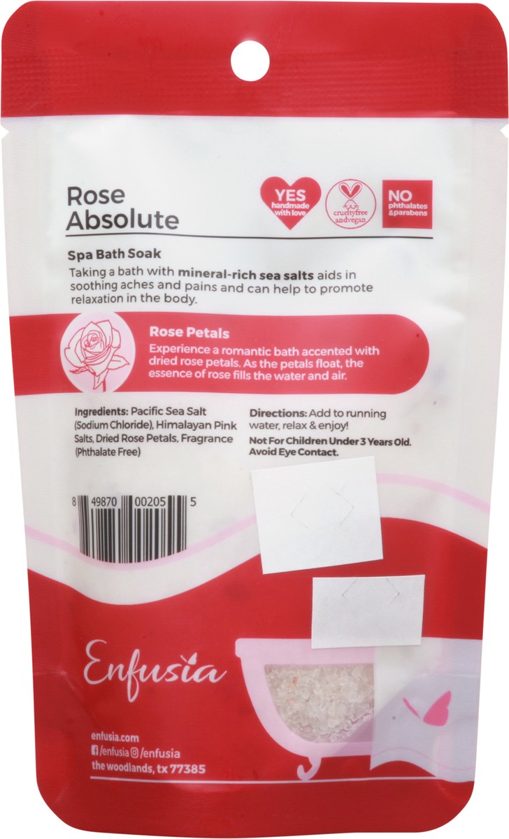 slide 5 of 9, Enfusia Rose Absolute Spa Bath Soak 2.5 oz, 2.5 oz