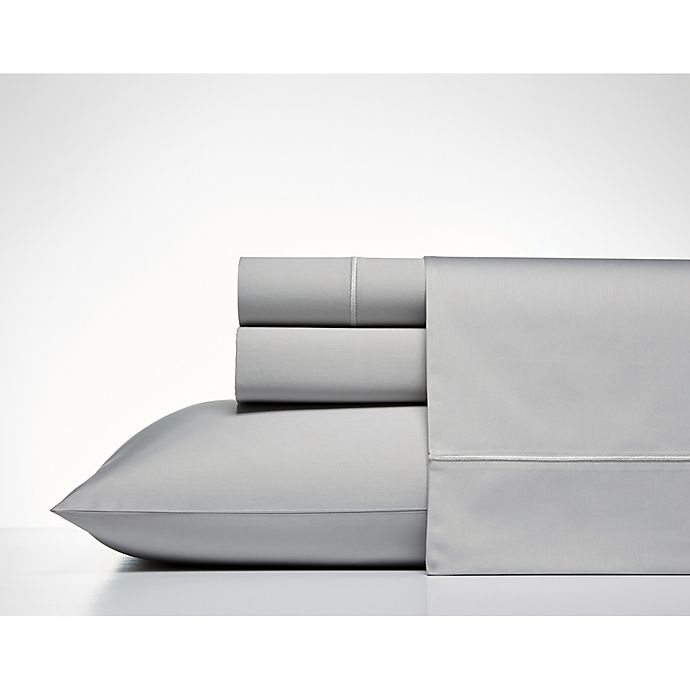 slide 2 of 4, Nautica Regatta Luxury Sateen Cotton Queen Sheet Set - Grey Haze, 1 ct