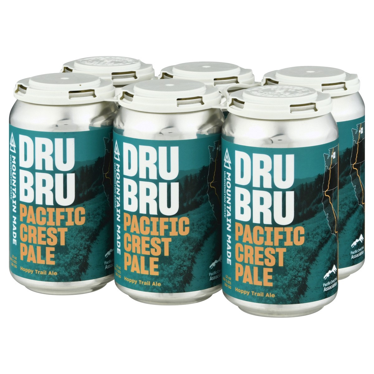 slide 9 of 9, Dru Bru 6 Pack Hoppy Trail Ale Pacific Crest Pale Beer 6 ea, 6 ct; 12 fl oz