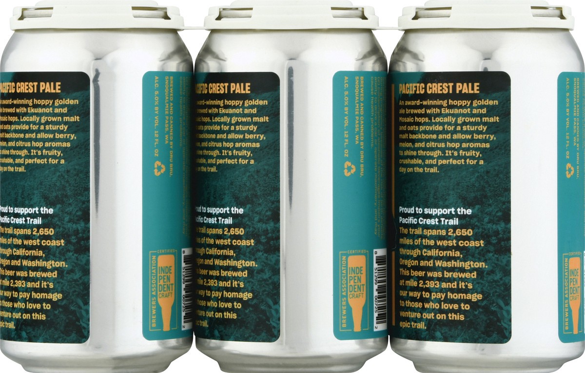 slide 3 of 9, Dru Bru 6 Pack Hoppy Trail Ale Pacific Crest Pale Beer 6 ea, 6 ct; 12 fl oz
