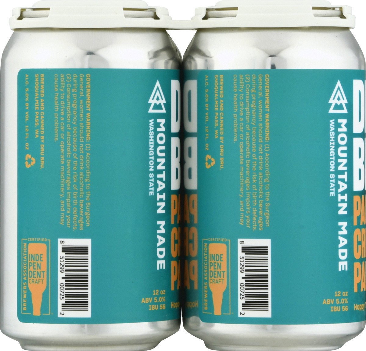 slide 7 of 9, Dru Bru 6 Pack Hoppy Trail Ale Pacific Crest Pale Beer 6 ea, 6 ct; 12 fl oz