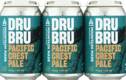 Dru Bru 6 Pack Hoppy Trail Ale Pacific Crest Pale Beer 6 ea