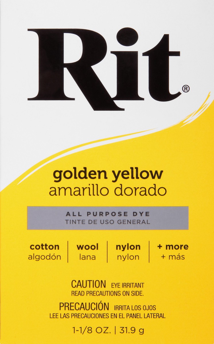 slide 1 of 9, Rit Dye Golden Yellow, 1.125 oz