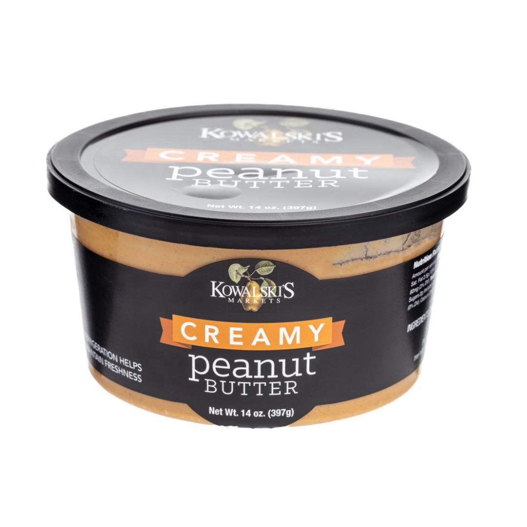 slide 1 of 1, Kowalski's Creamy Peanut Butter, 14 oz