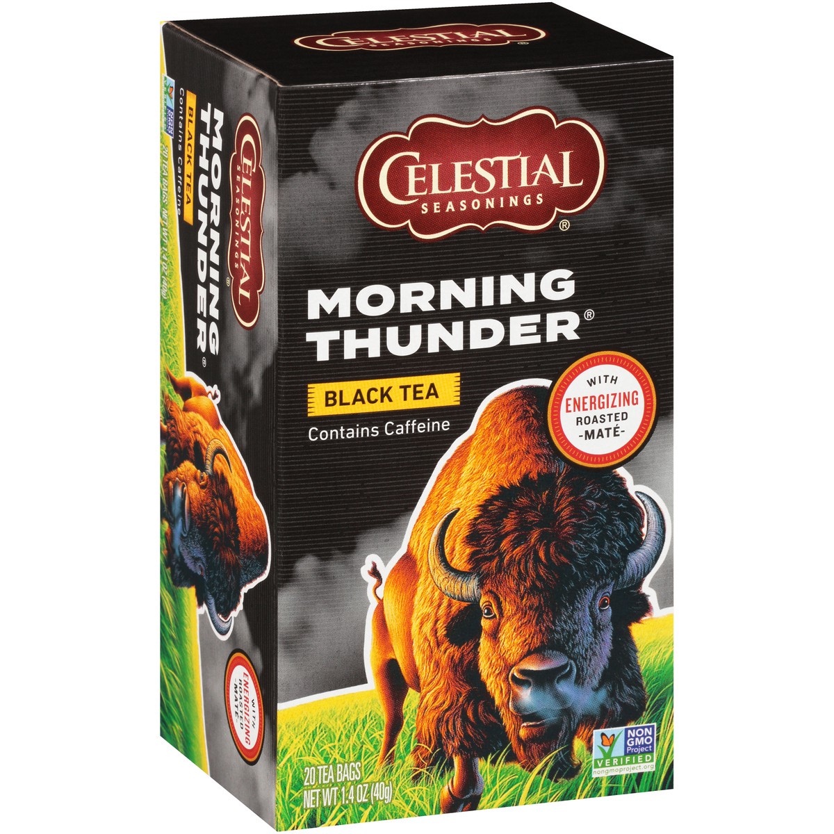 slide 4 of 8, Celestial Seasonings Celestial Seasng Tea Morning Thunder - 20 ct, 20 ct