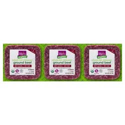 True Goodness 85% Organic Grass Fed Ground Beef, 3 lb