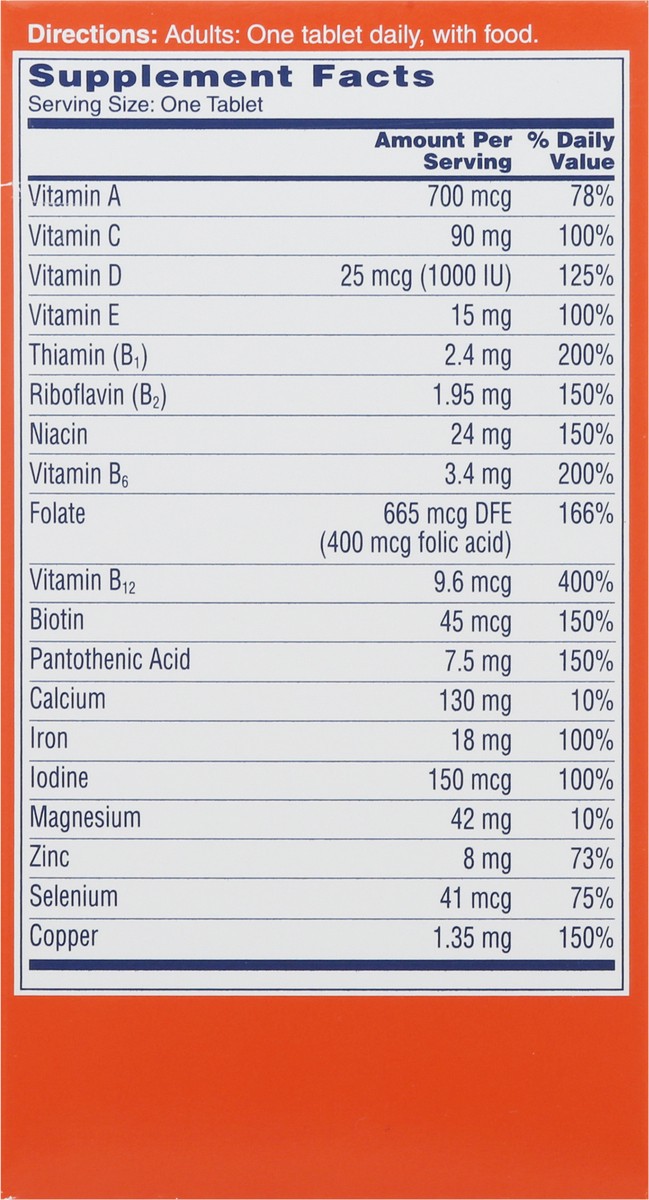 slide 4 of 9, One A Day Women's Complete Multivitamin 100 Tablets, 100 ct