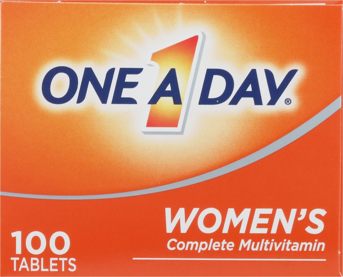 slide 9 of 9, One A Day Women's Complete Multivitamin 100 Tablets, 100 ct