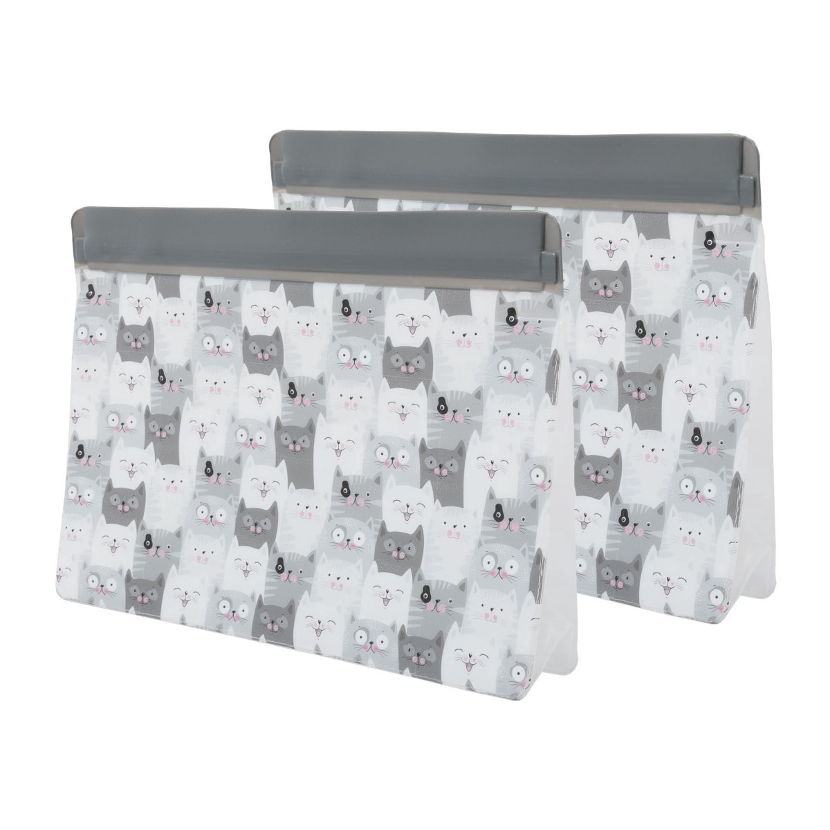 slide 8 of 13, Kolorae Reuse Storage Bags Mediumn, 2 ct