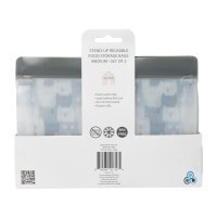 slide 2 of 13, Kolorae Reuse Storage Bags Mediumn, 2 ct