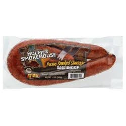Holmes Smokehouse Pecan Smoked Beef Sausage 12 oz