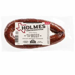 Holmes Smokehouse Pecan Smoked Beef Sausage 12 oz