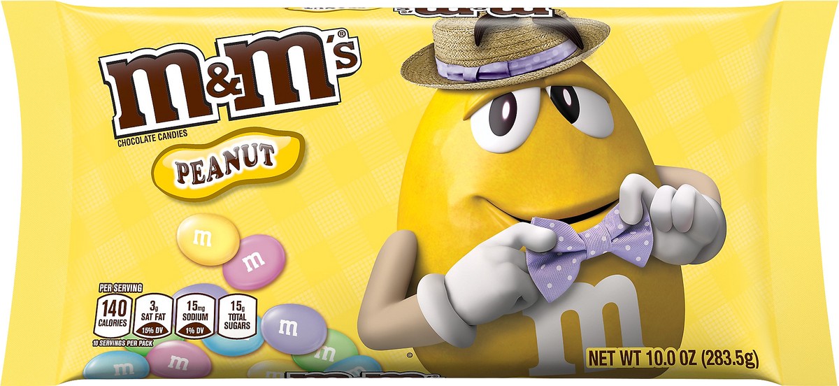 slide 3 of 8, M&M's Easter Peanut Chocolate Candies, 10 oz