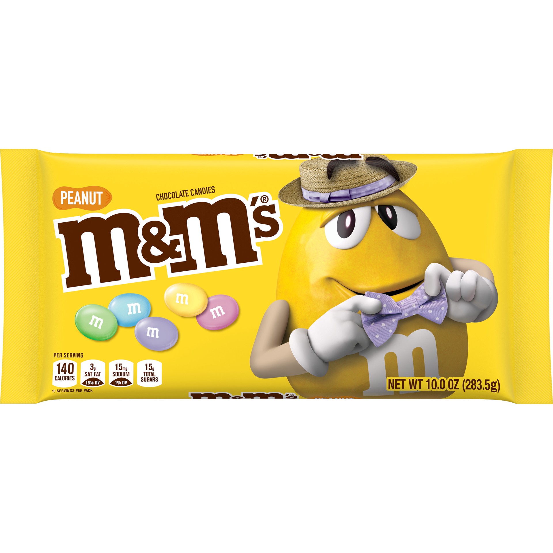 M&M's Chocolate Candies, Peanut - 10.0 oz