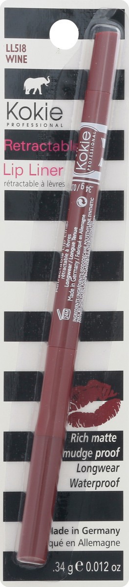 slide 5 of 12, Kokie Wine LL518 Retractable Lip Liner 0.012 oz, 1 ct