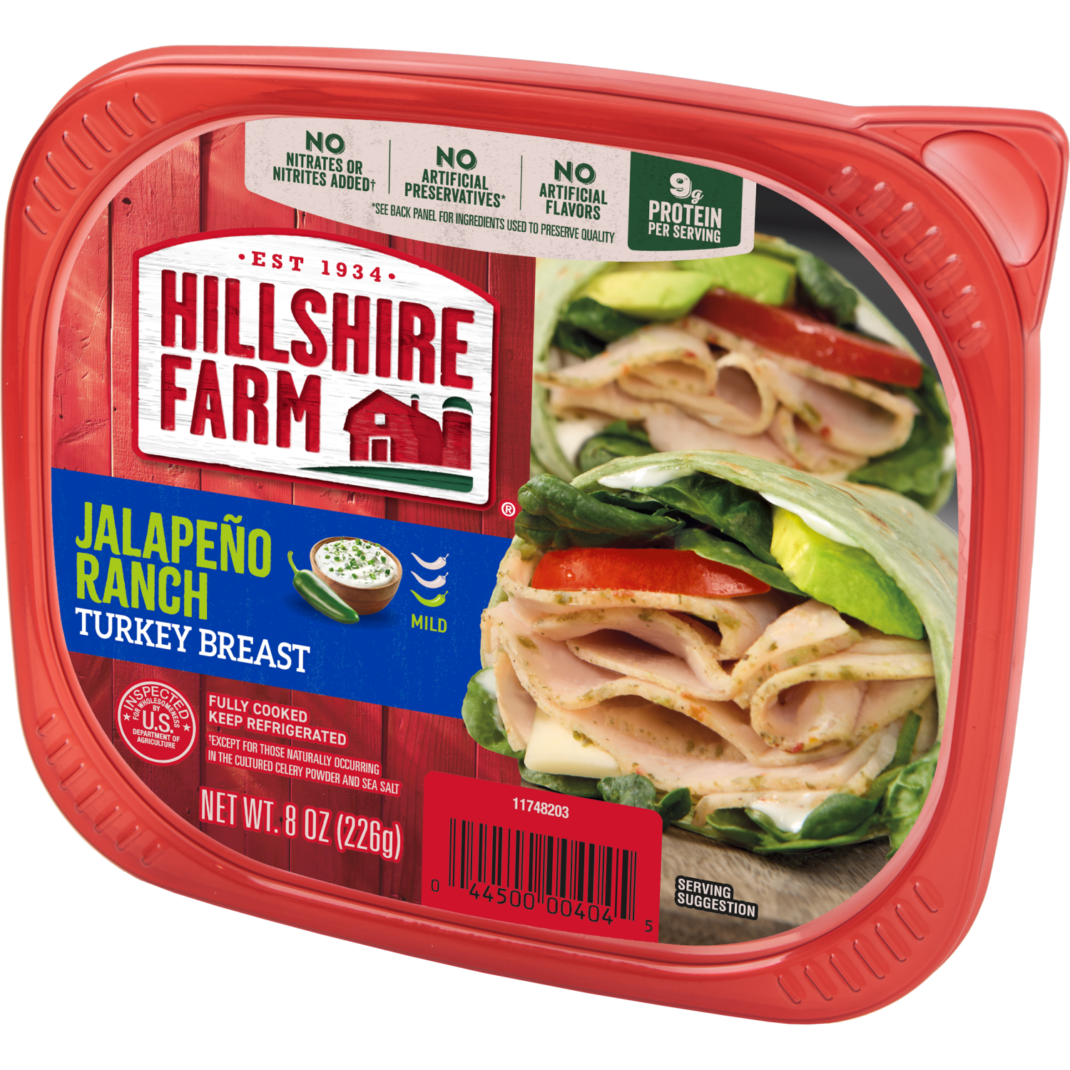 slide 3 of 8, Hillshire Farm Jalapeño Ranch Turkey Breast, 8 oz, 8 oz