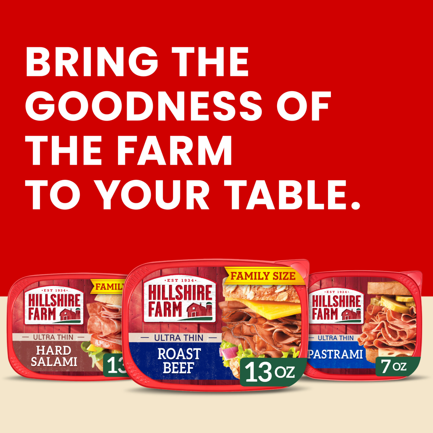 slide 2 of 8, Hillshire Farm Ultra Thin Sliced Deli Lunch Meat, Roast Beef, 13 oz, 13 oz