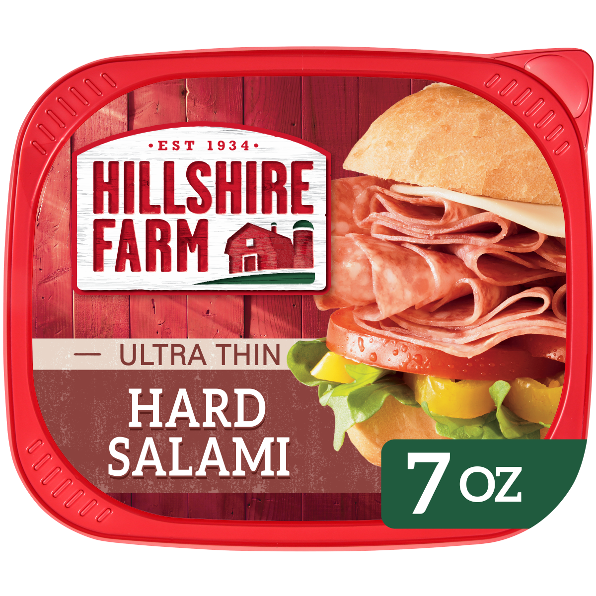 slide 1 of 29, Hillshire Farm Ultra Thin Sliced Hard Salami Sandwich Meat, 7 oz, 7 oz