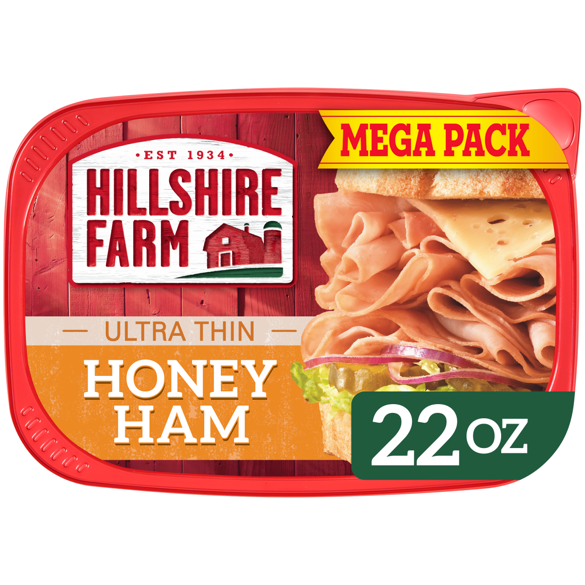 slide 1 of 29, Hillshire Farm Ultra Thin Sliced Honey Ham Sandwich Meat, 22 oz, 22 oz